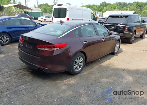 2018 Kia Optima Lx из США, поврежденный, VIN 5XXGT4L36JG185545